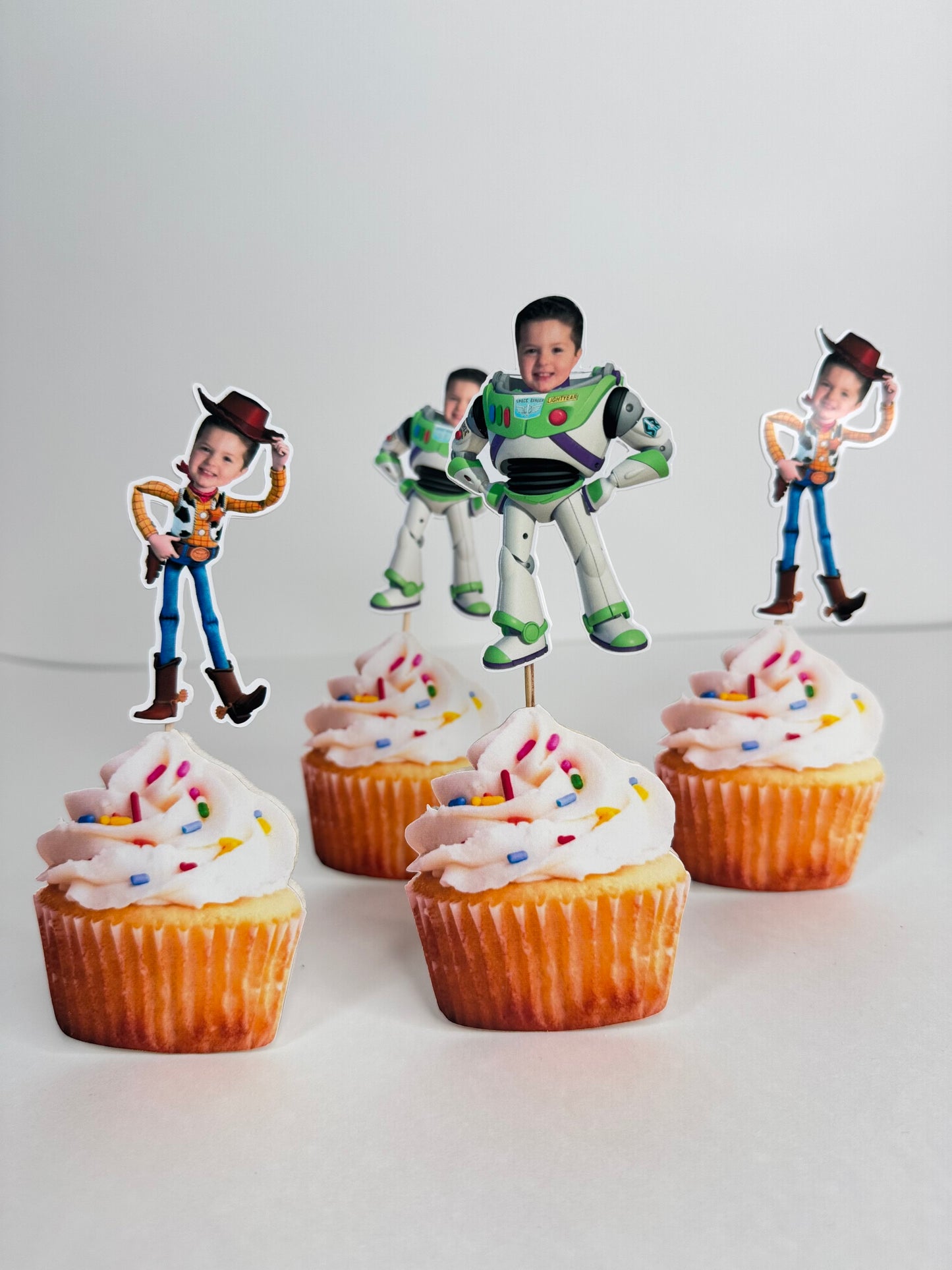 Toy story custom cupcake toppers