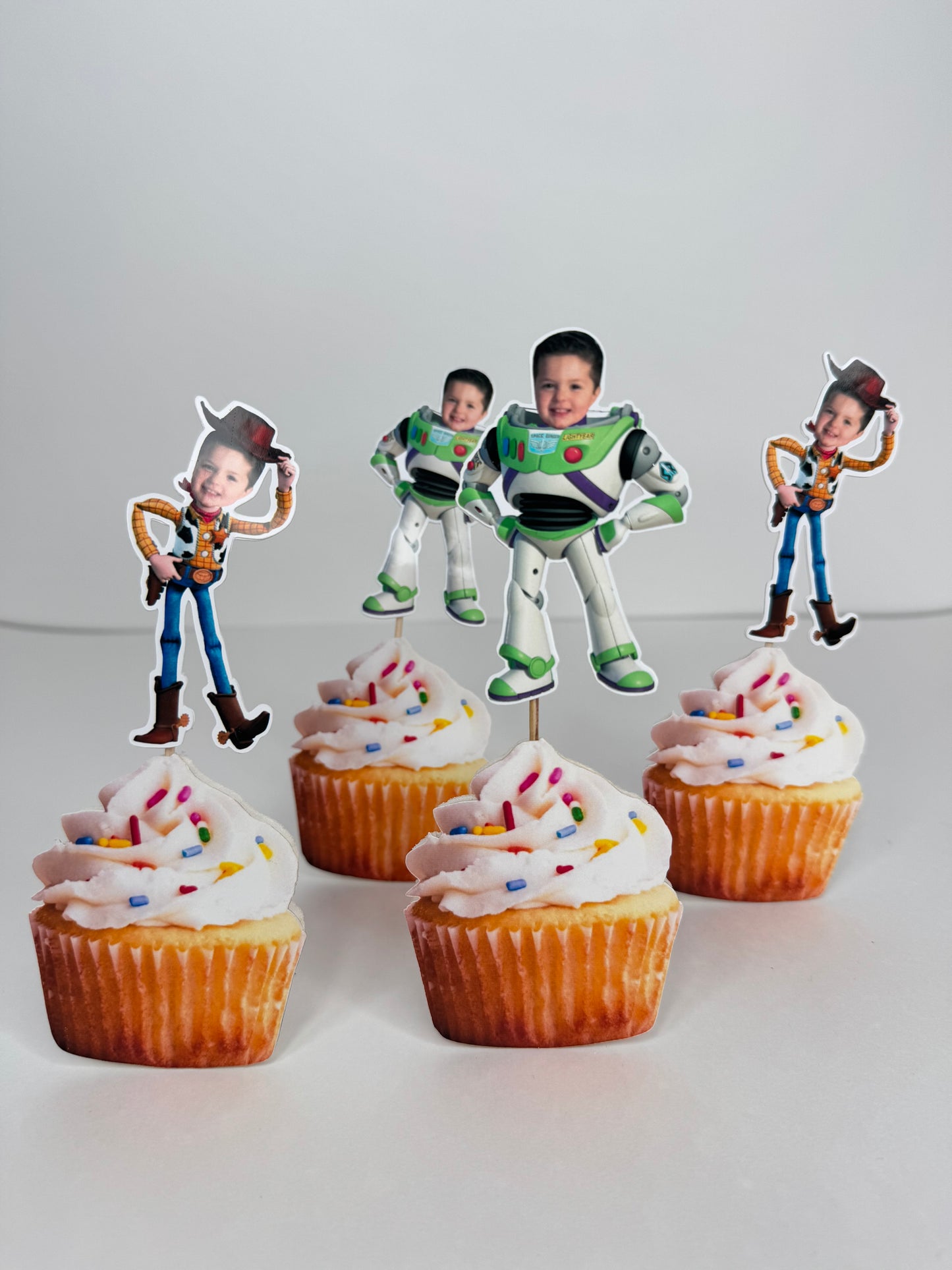 Toy story custom cupcake toppers