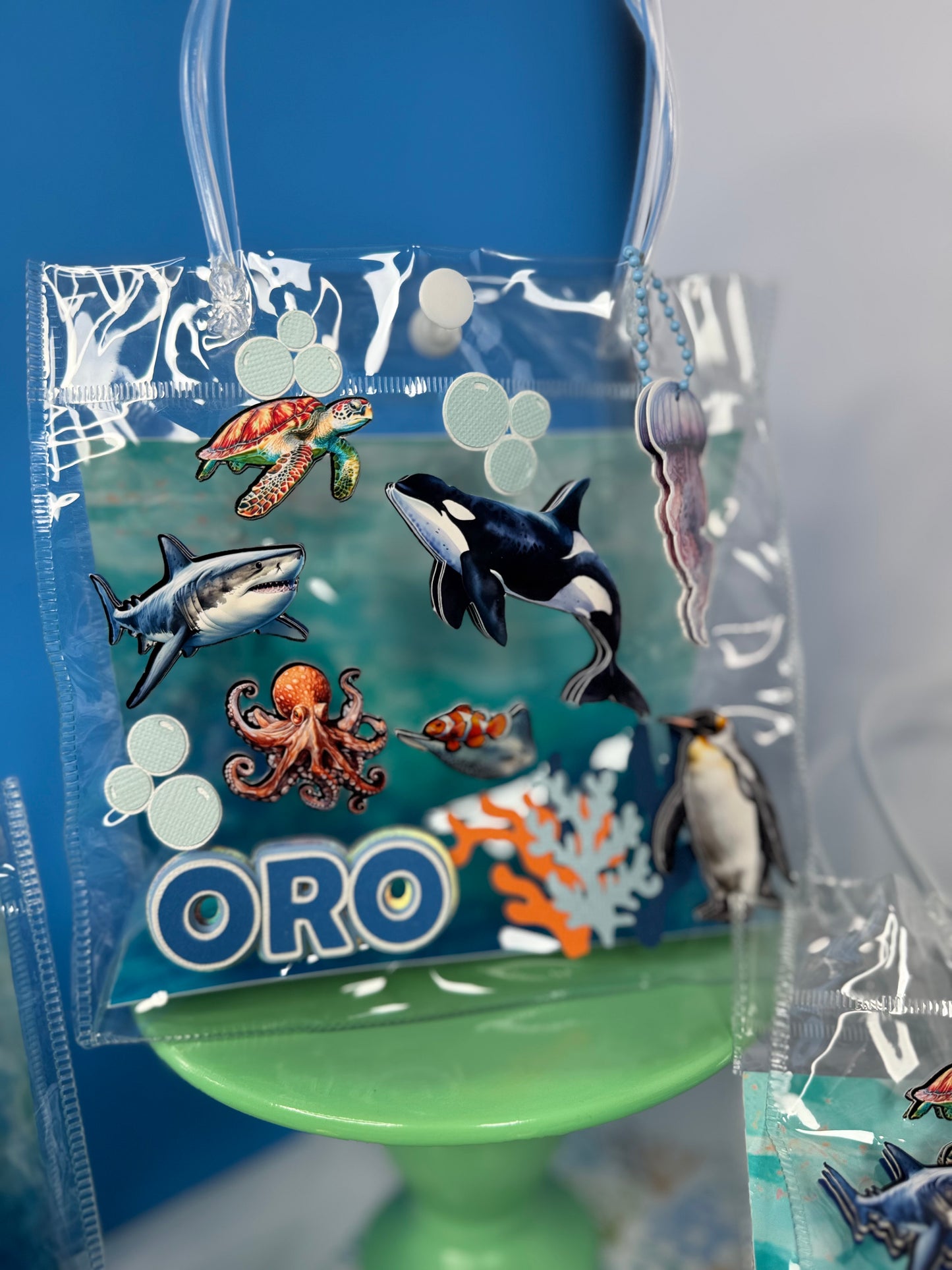 Under the sea favor boxes