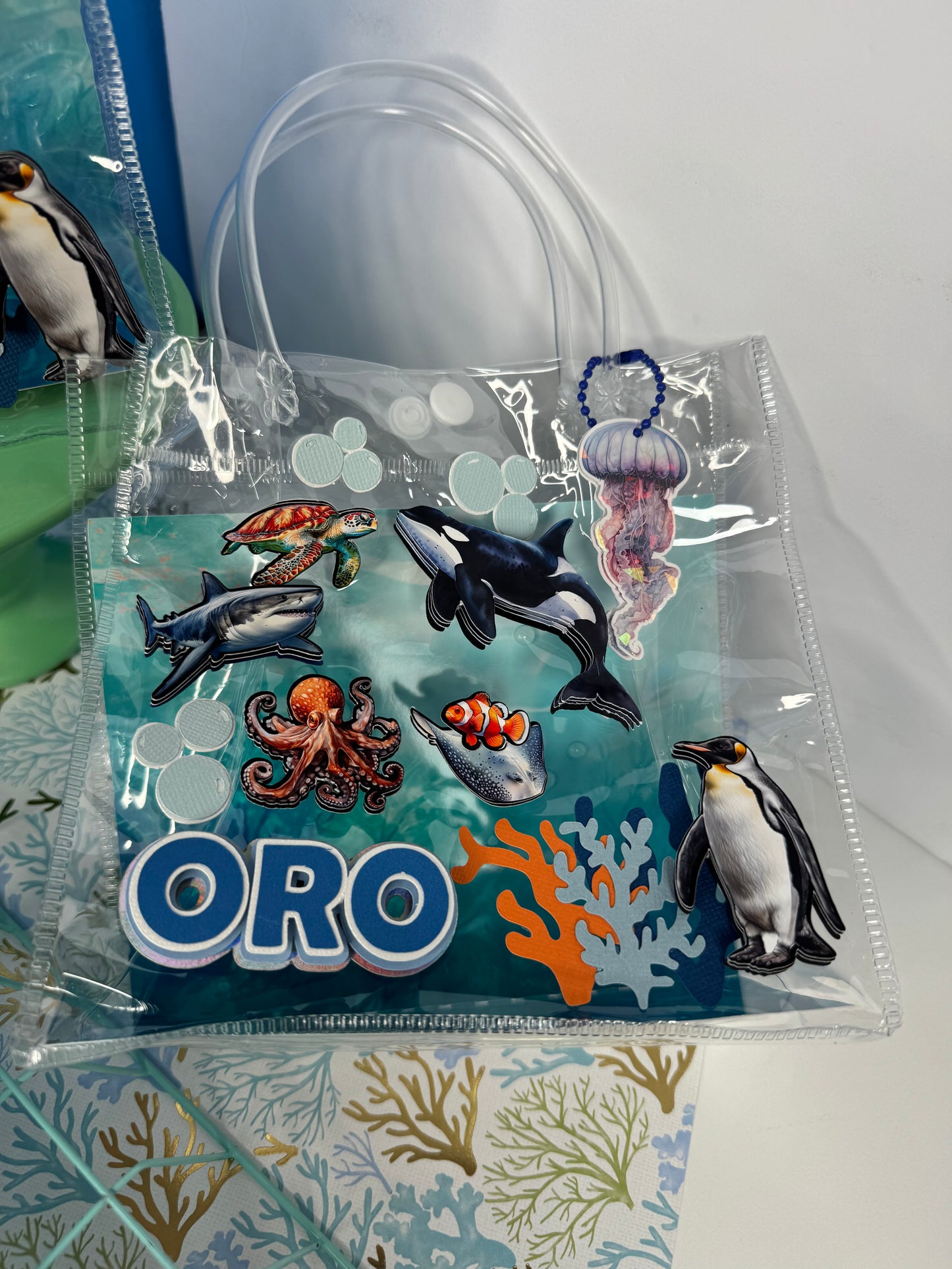 Under the sea favor boxes