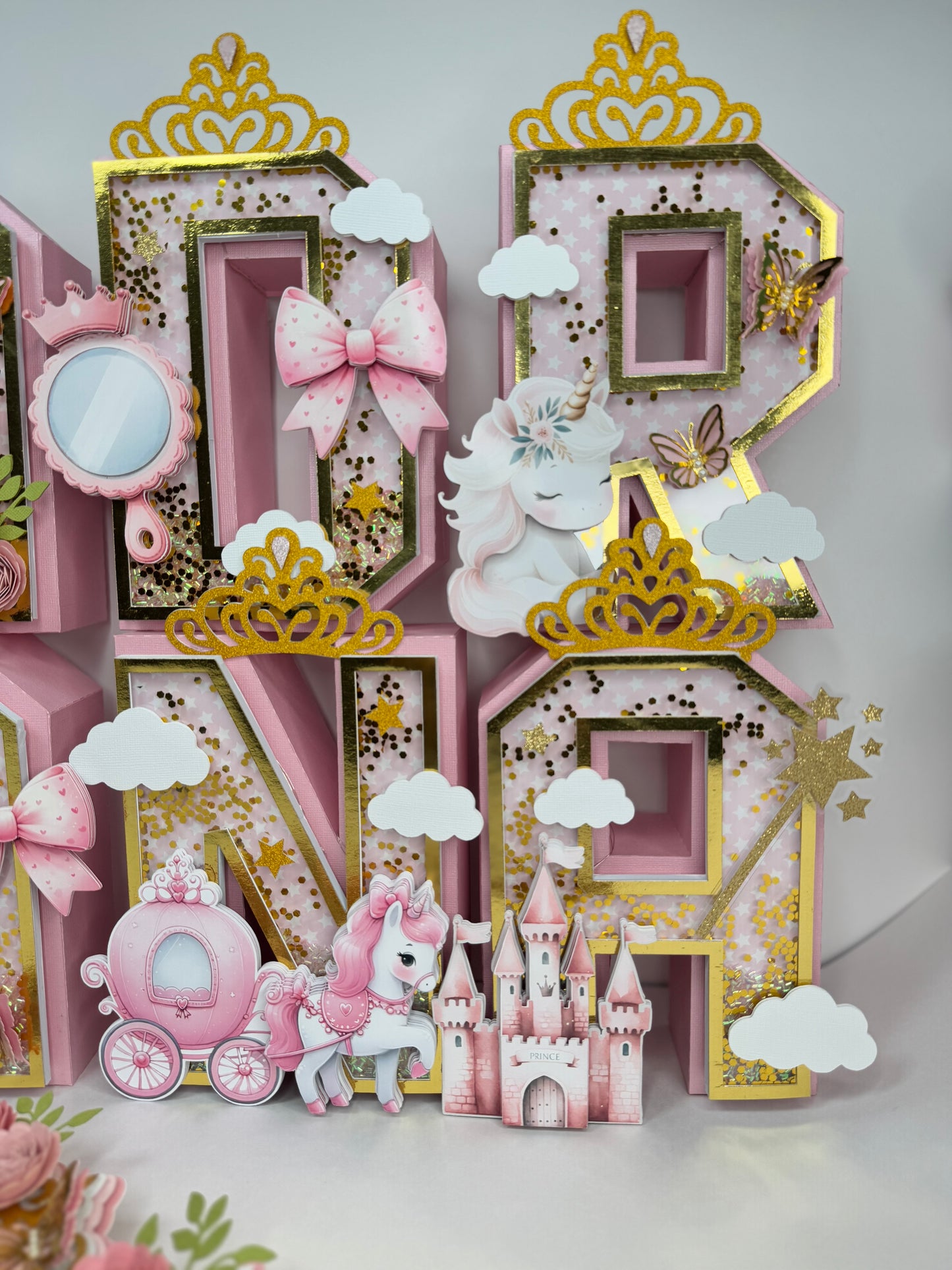 Princess 3d letters