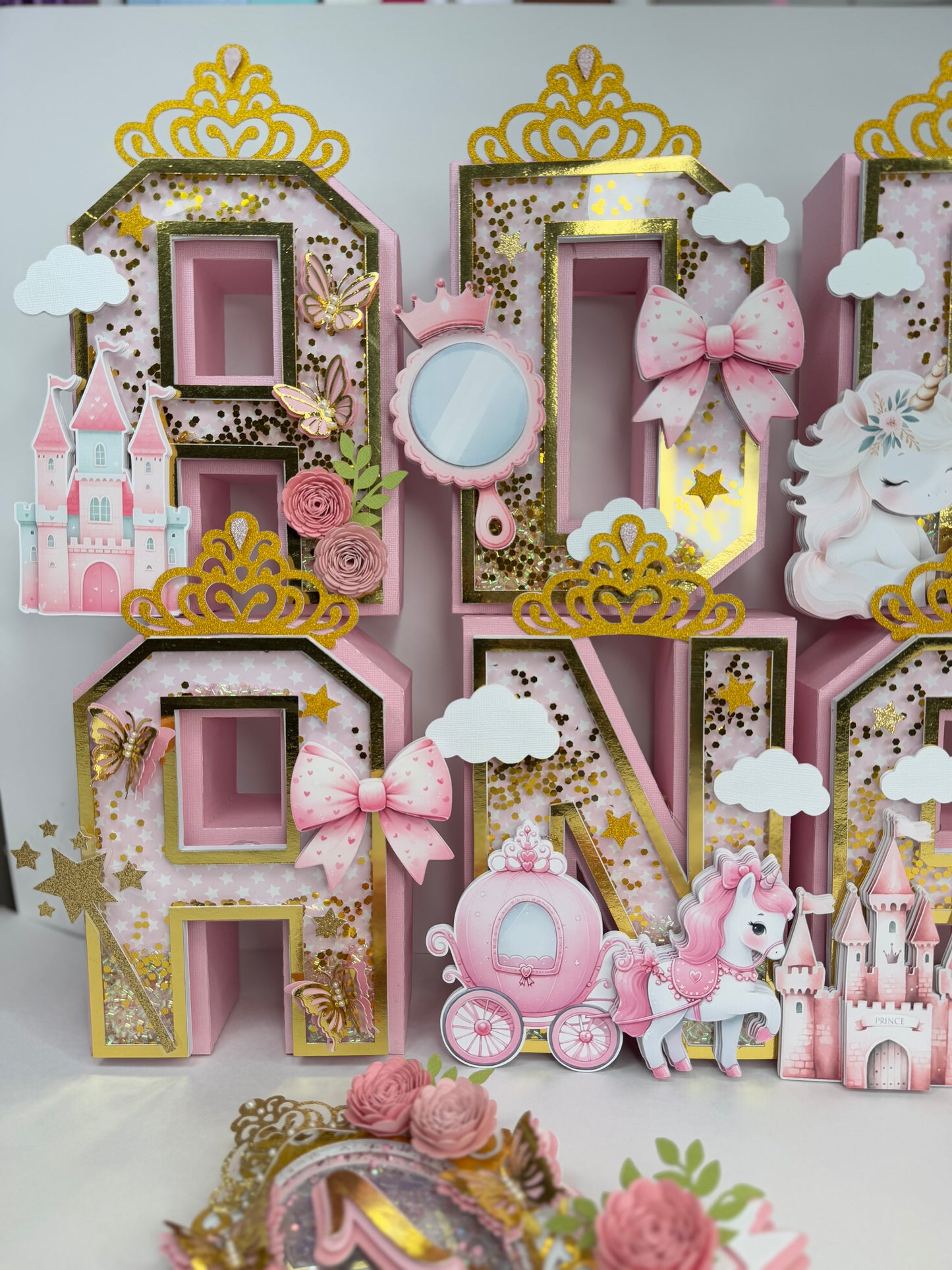 Princess 3d letters