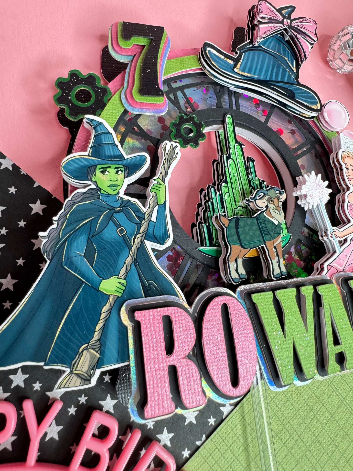 Wicked cake topper / Witches cake topper