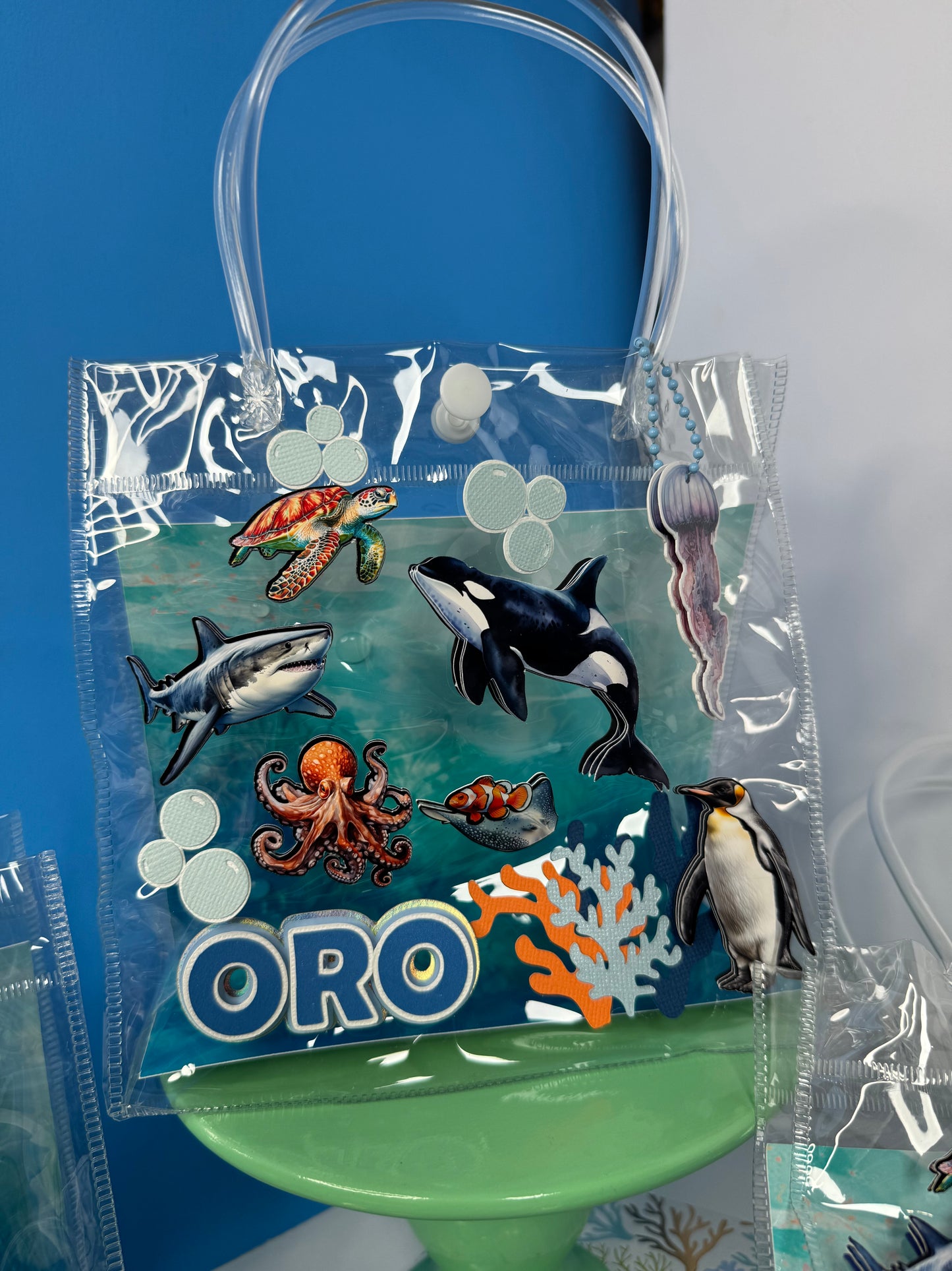 Under the sea favor boxes
