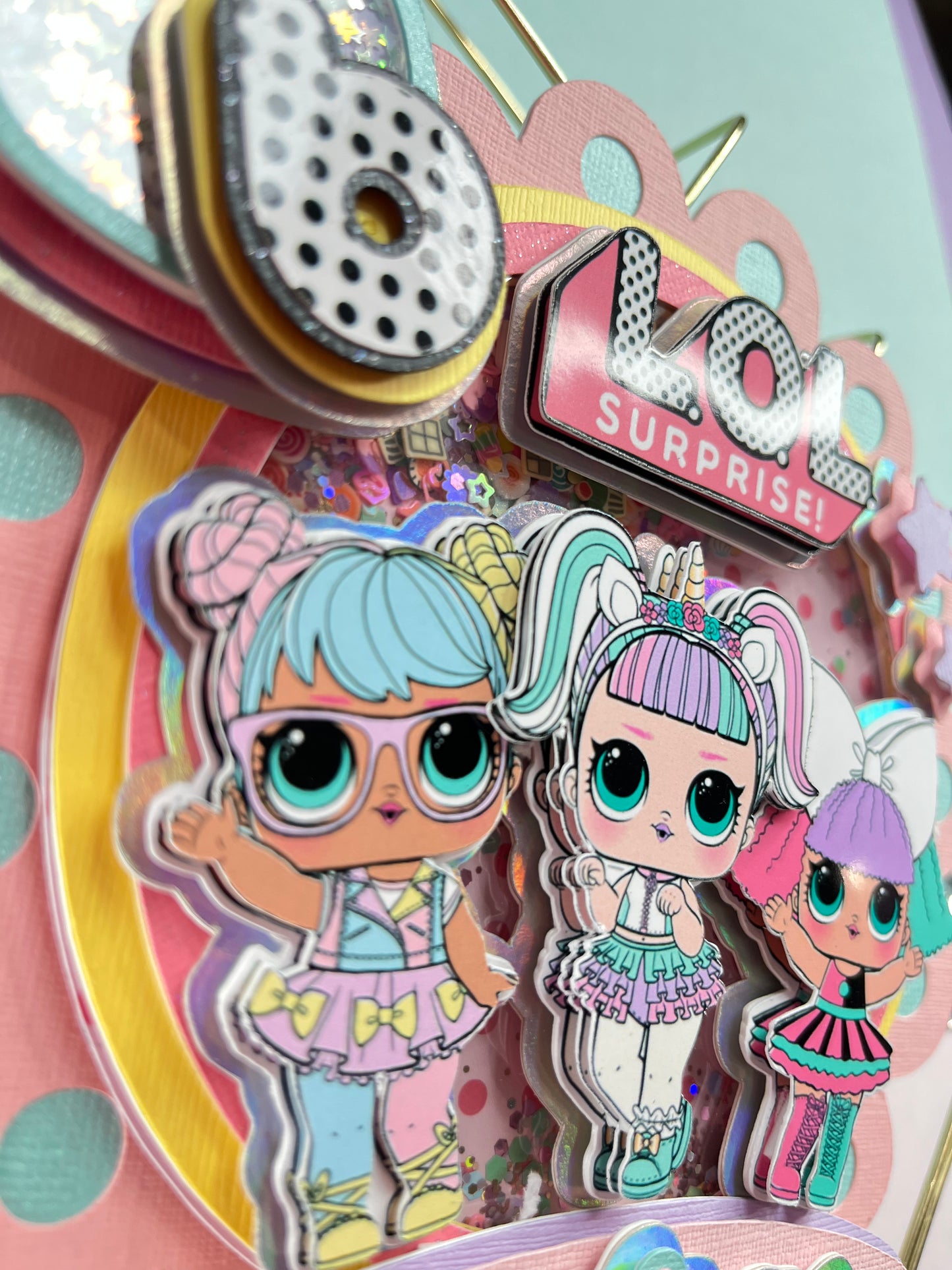 LOL suprise dolls cake topper