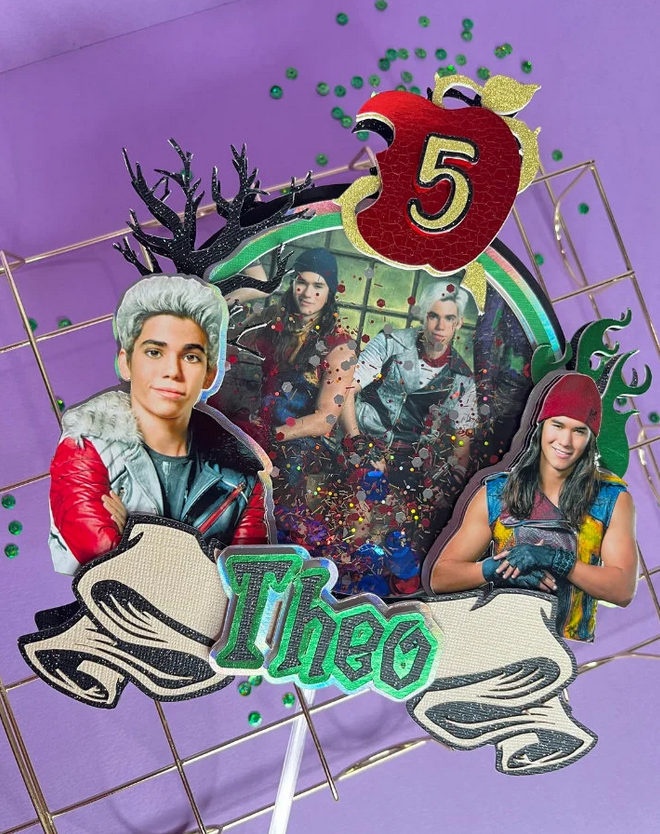 Descendants 4 cake topper