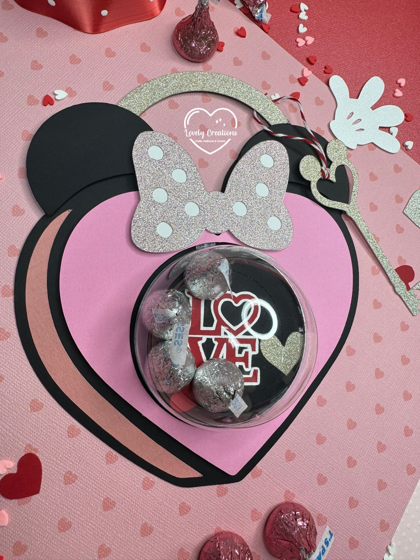 Candy holder Minnie and Mickey Set / cut file