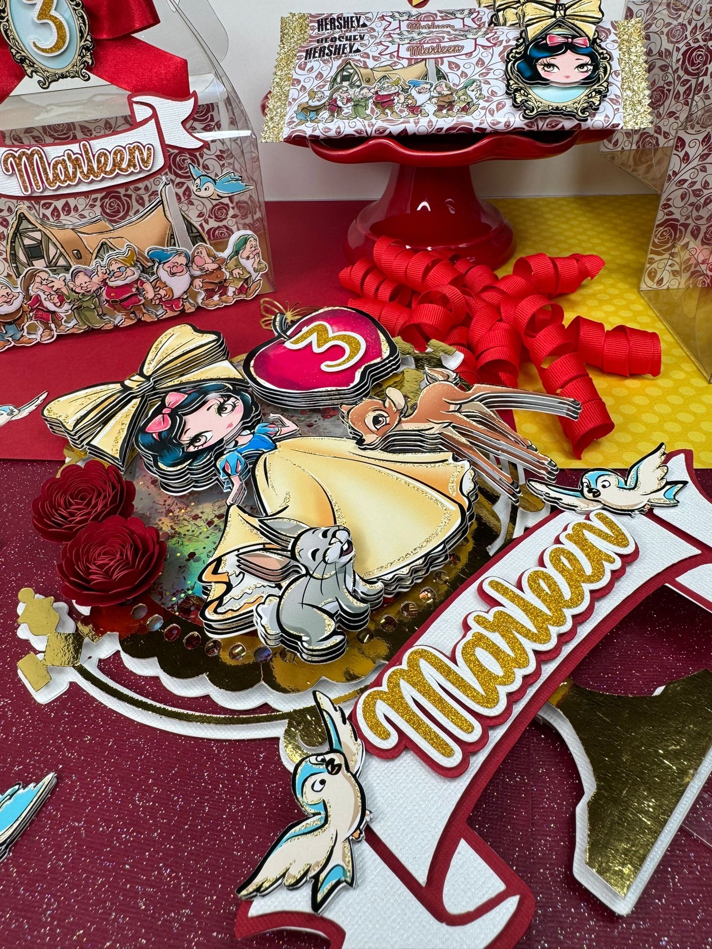 Snow White Cake topper