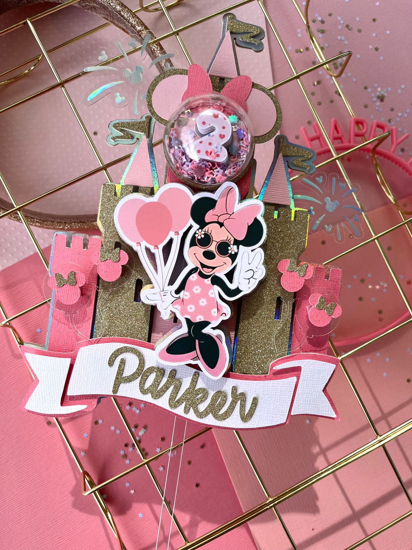 Minnie cake topper