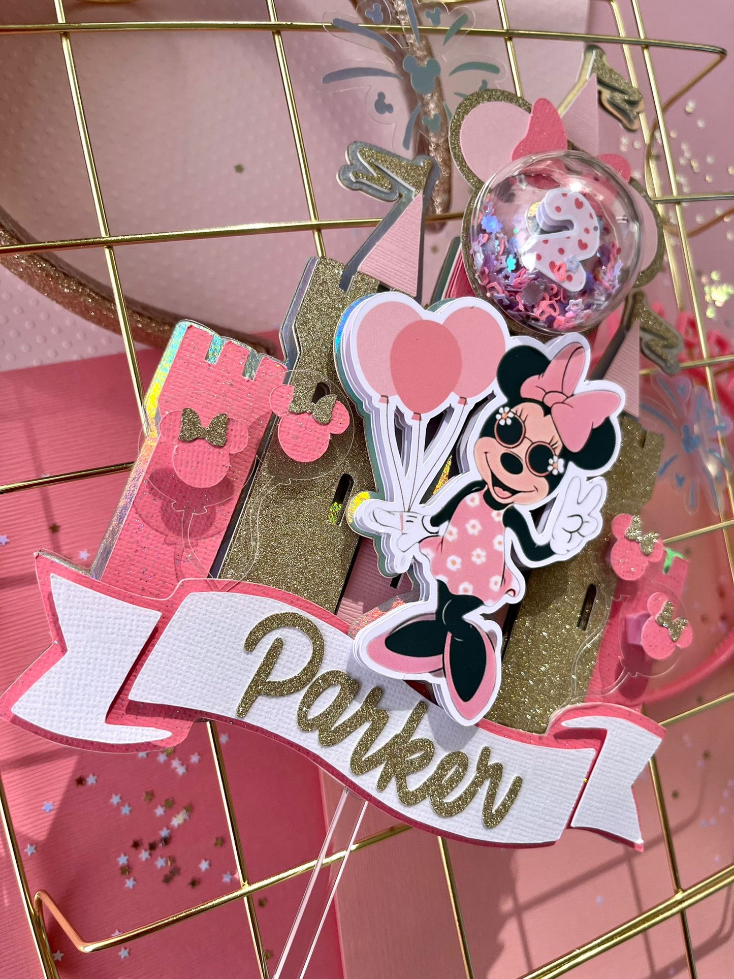 Minnie cake topper