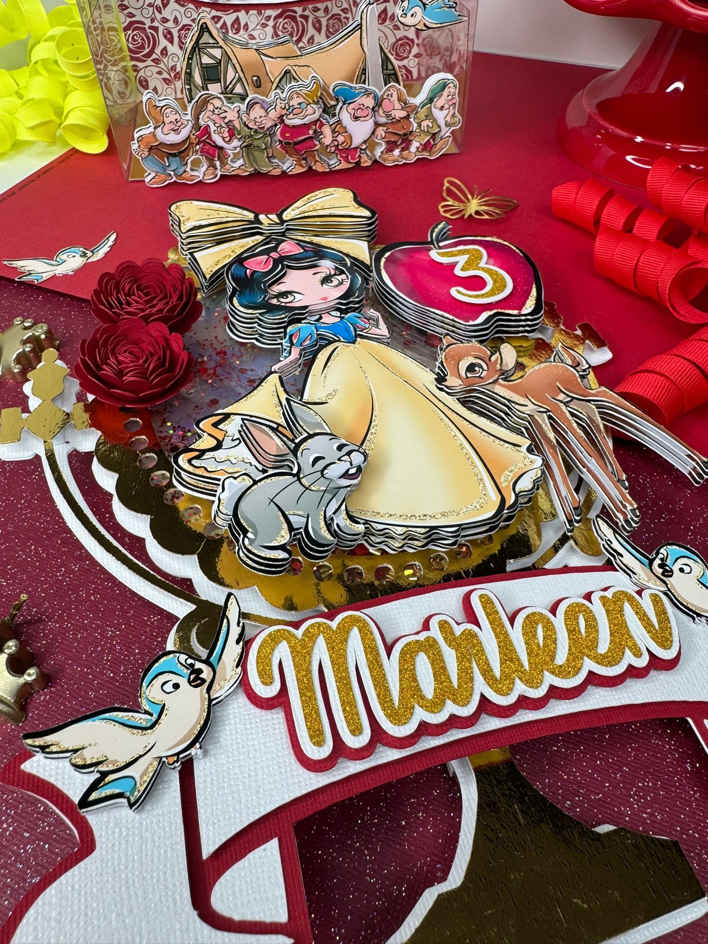 Snow White Cake topper