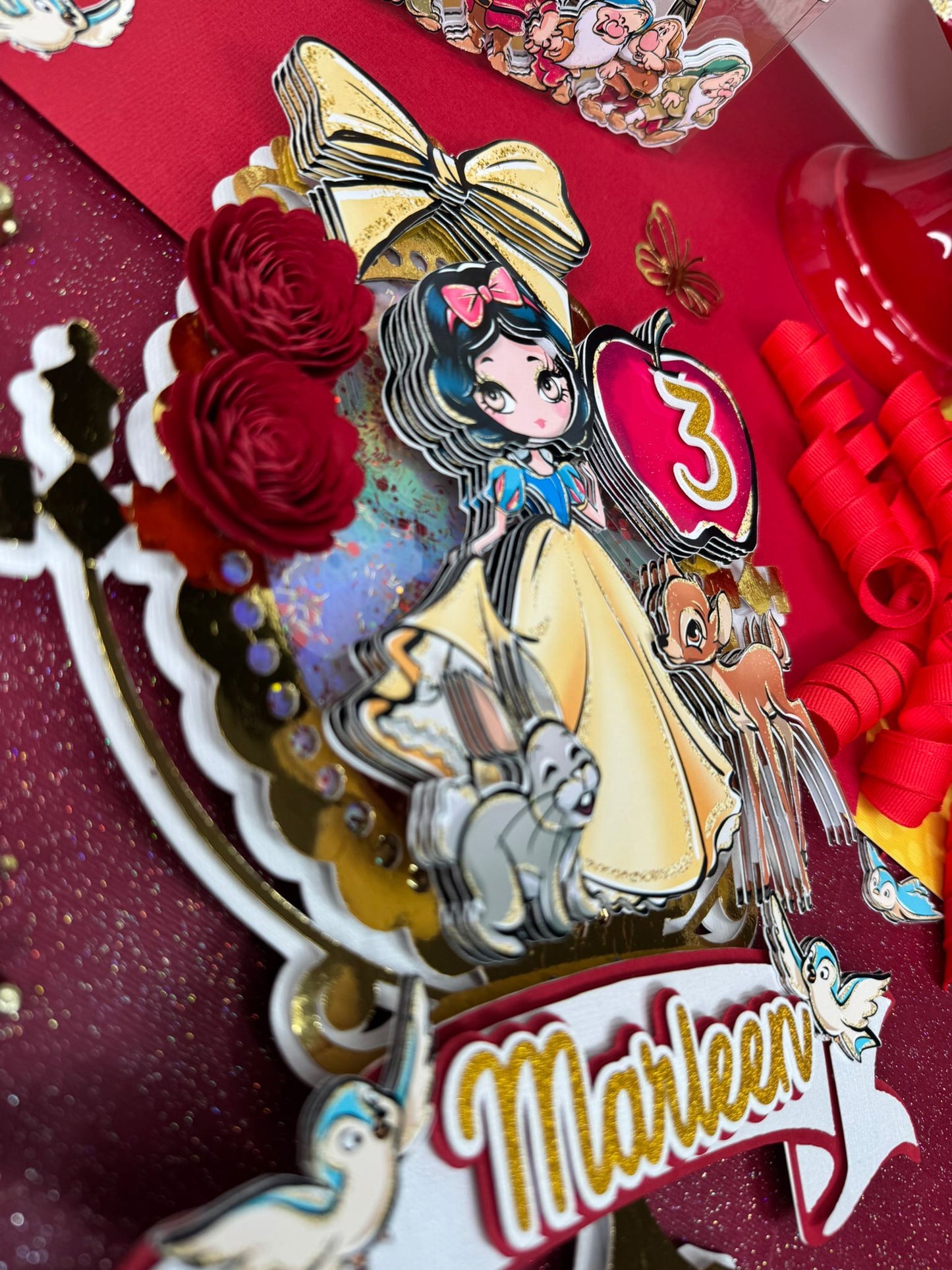 Snow White Cake topper