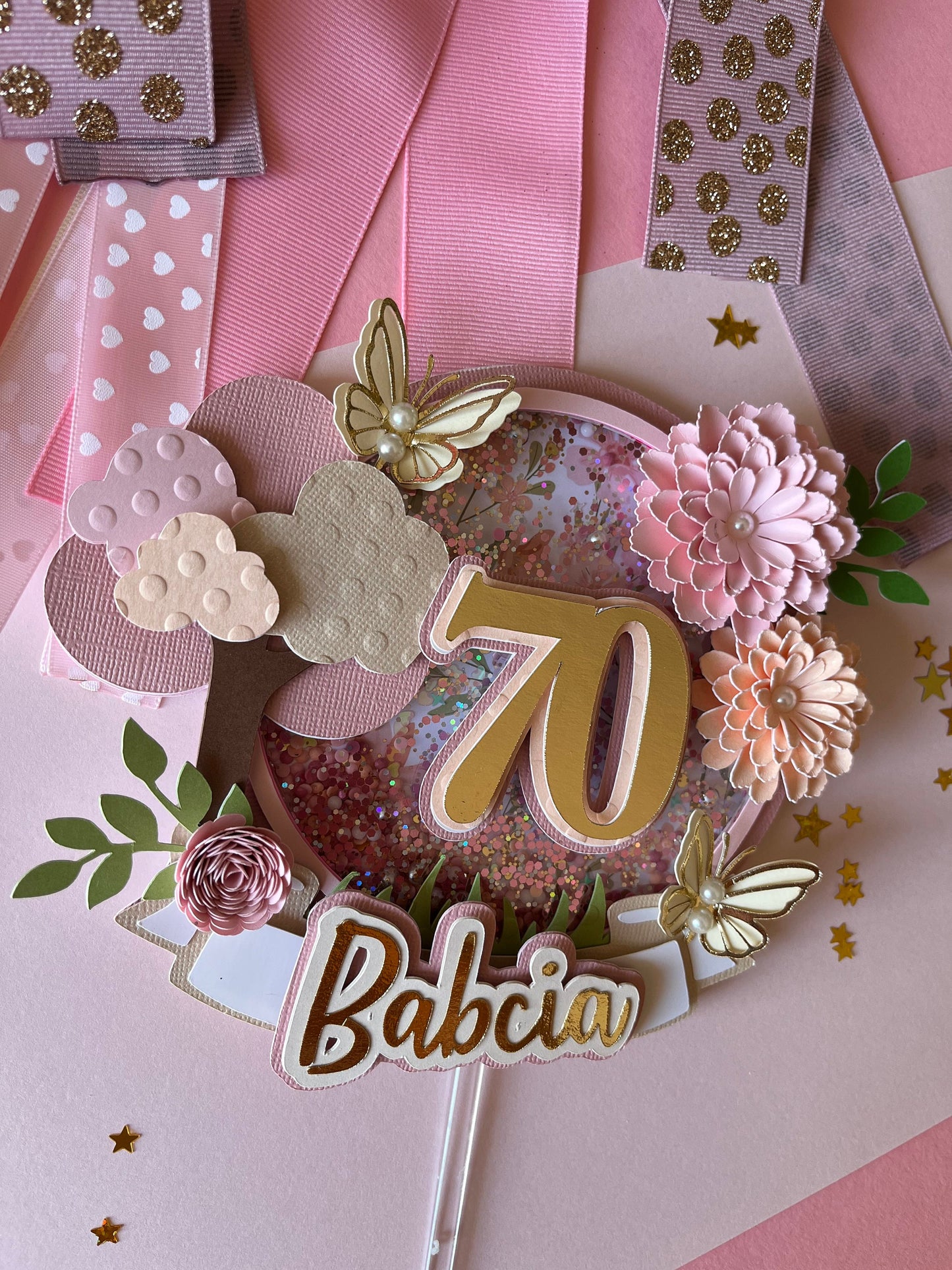 women cake topper / flowers cake topper / birthday cake topper / nature cake topper / sweet cake topper / birthday topper
