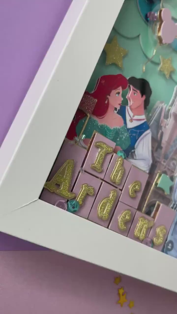 Shadox Box/ Custom shadow box / Disney shadow box / custom gifts / custom frame/ personalized details / personalized gifts