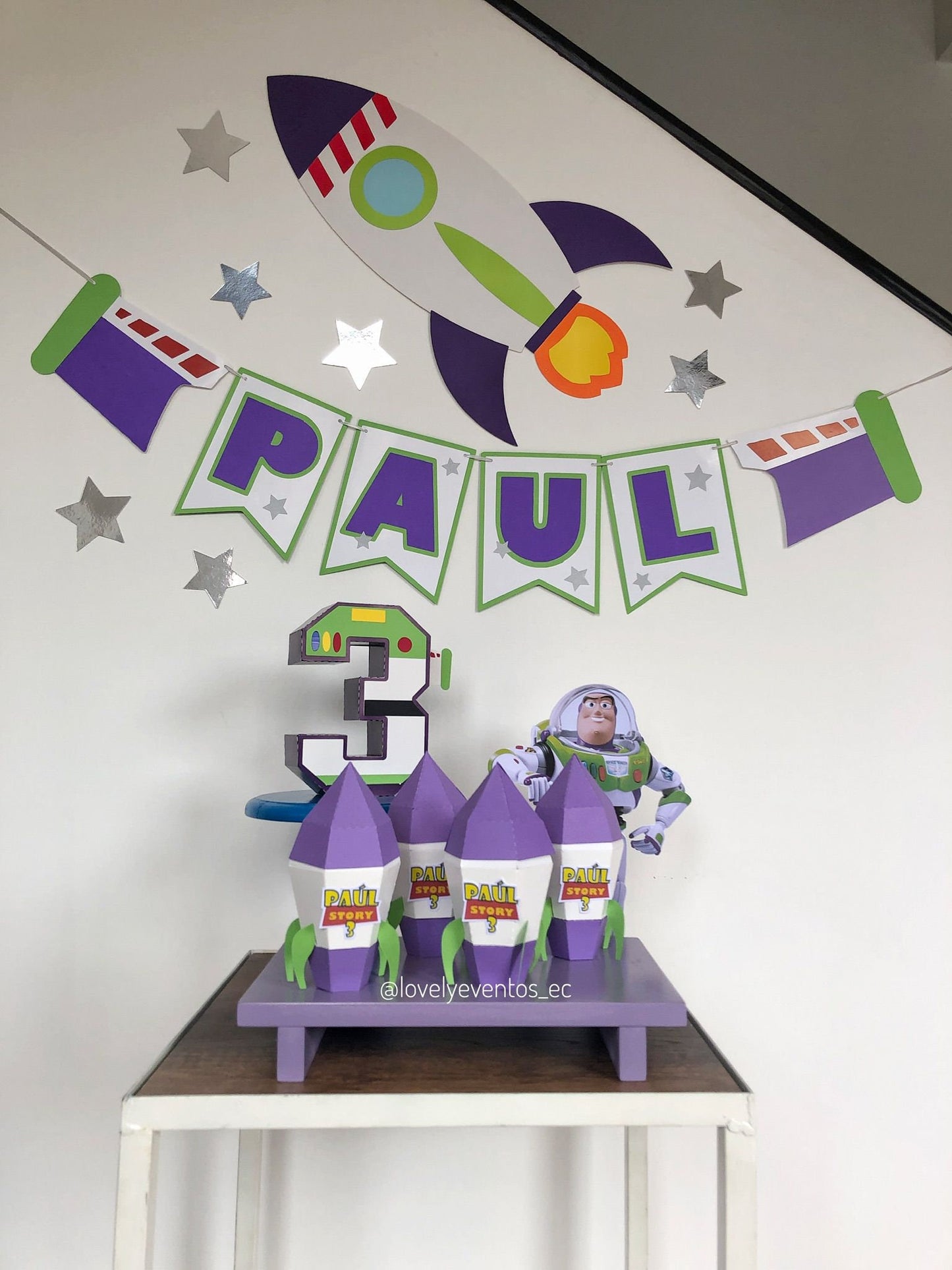 Party Buzz Light Year/ toy story party decor/ buzz party supplies