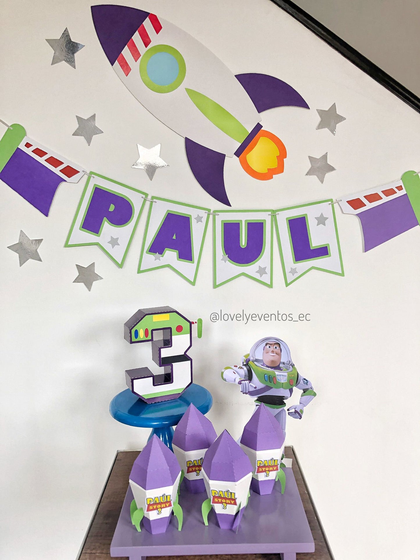 Party Buzz Light Year/ toy story party decor/ buzz party supplies