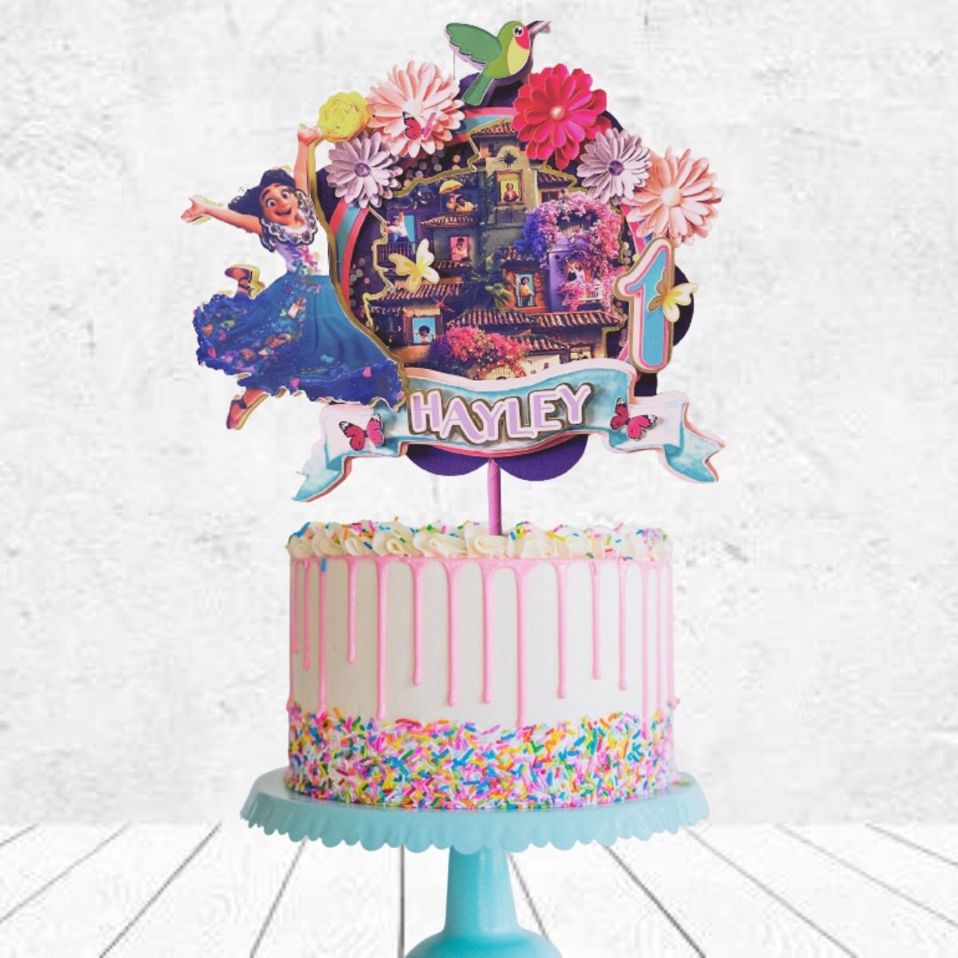 Encanto cake topper, encanto personalized topper, encanto party decorations, encanto birthday, encanto topper