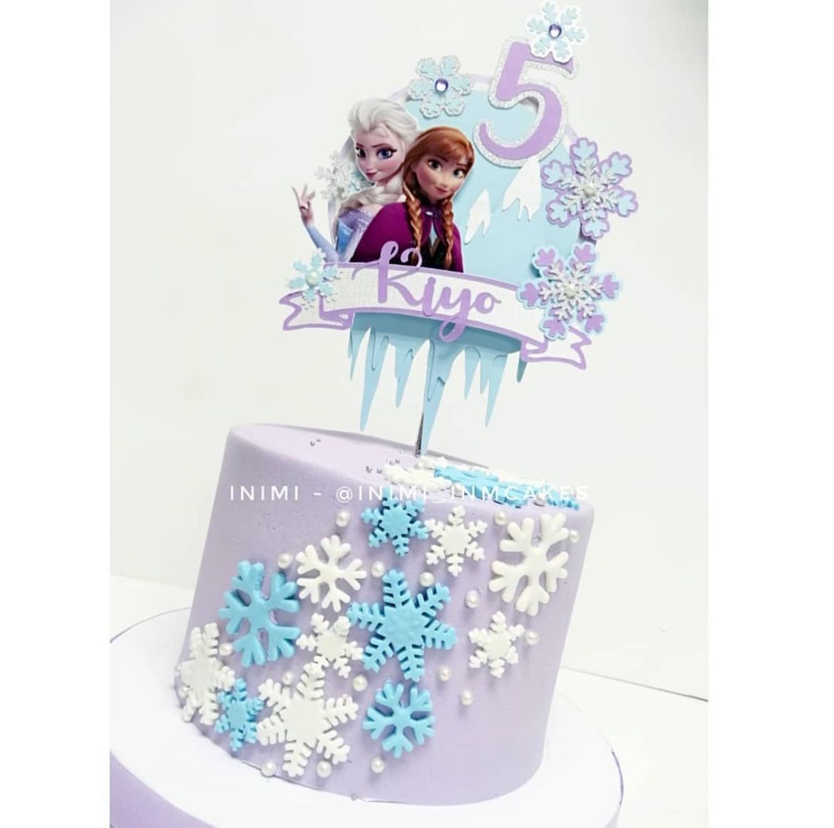 Frozen cake topper / Frozen 3D topper / frozen topper / frozen birthday topper