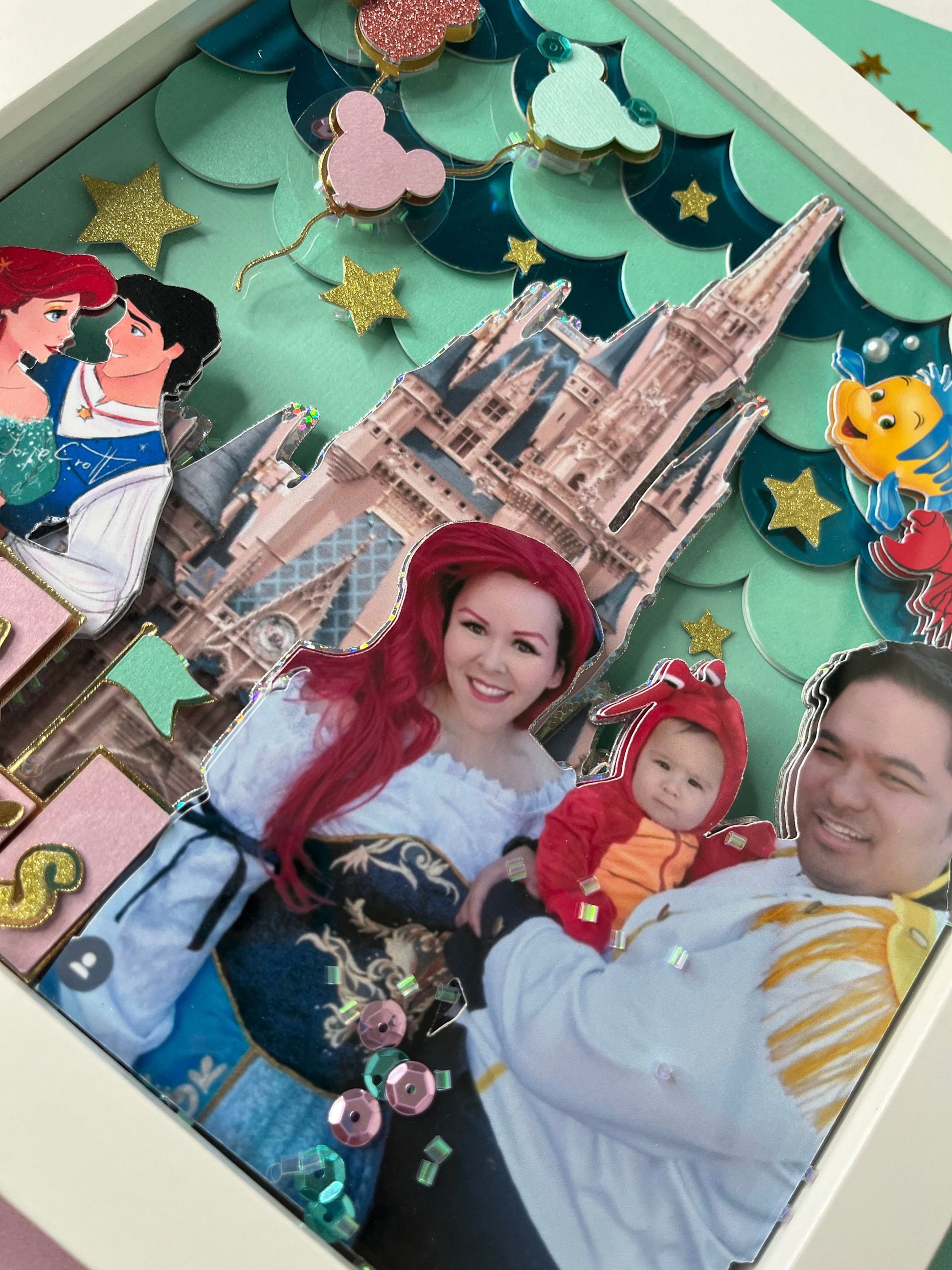 Shadox Box/ Custom shadow box / Disney shadow box / custom gifts / custom frame/ personalized details / personalized gifts