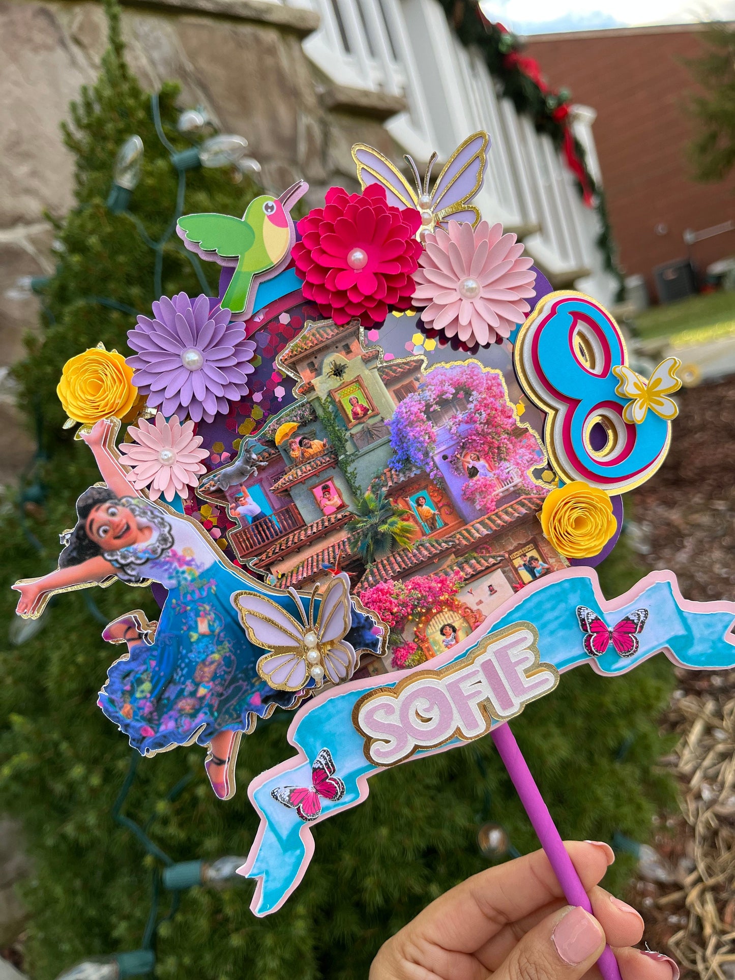 Encanto cake topper, encanto personalized topper, encanto party decorations, encanto birthday, encanto topper