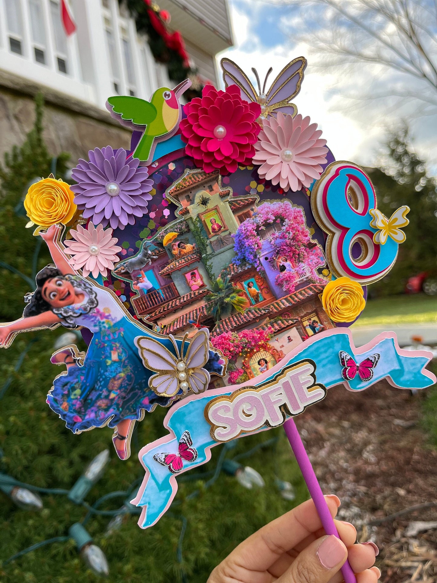 Encanto cake topper, encanto personalized topper, encanto party decorations, encanto birthday, encanto topper