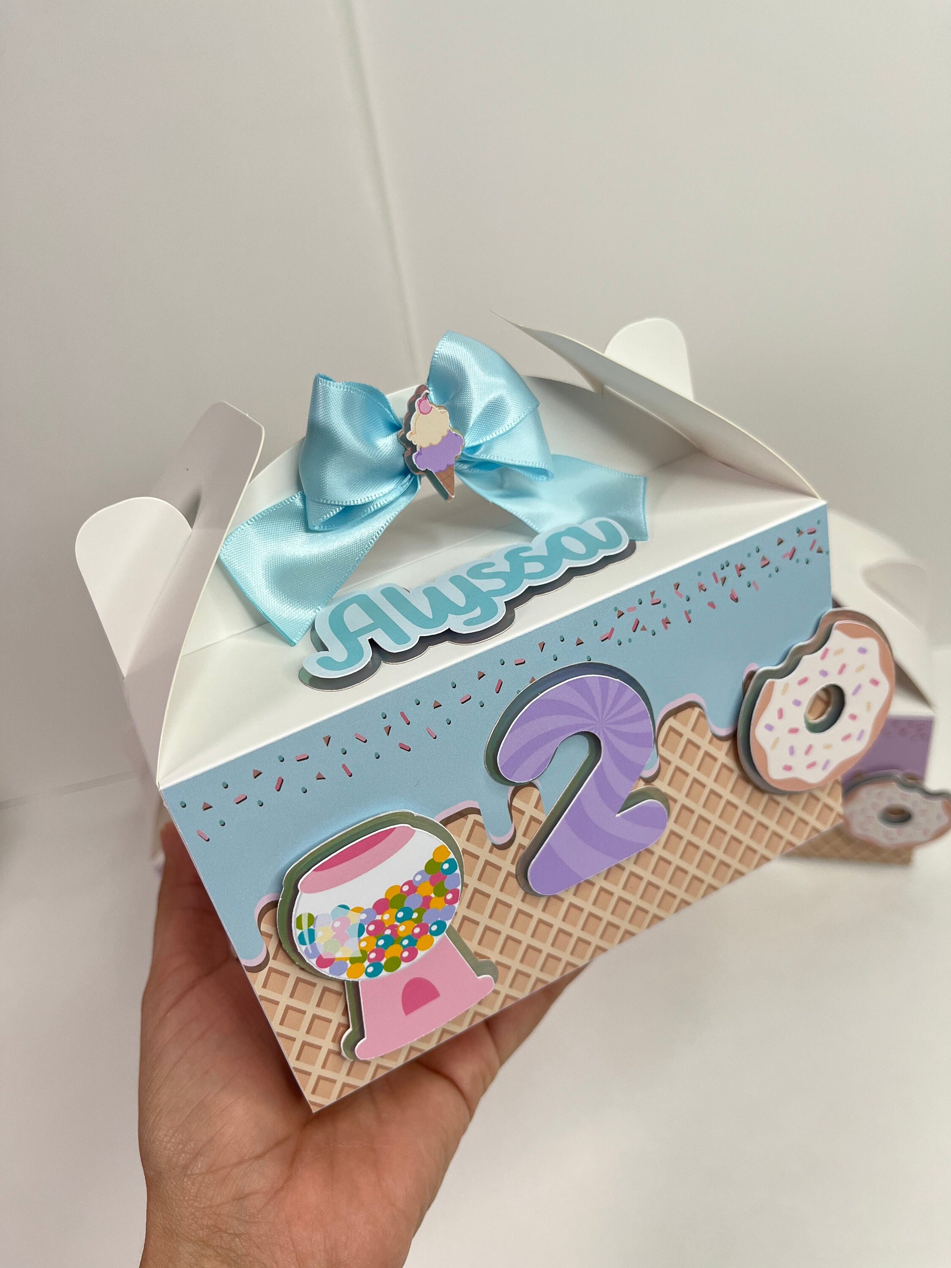 Candy favor boxes / candyland favor boxes / candyland boxes / candyland favor treat box / Candyland birthday favor box / Donuts favor box
