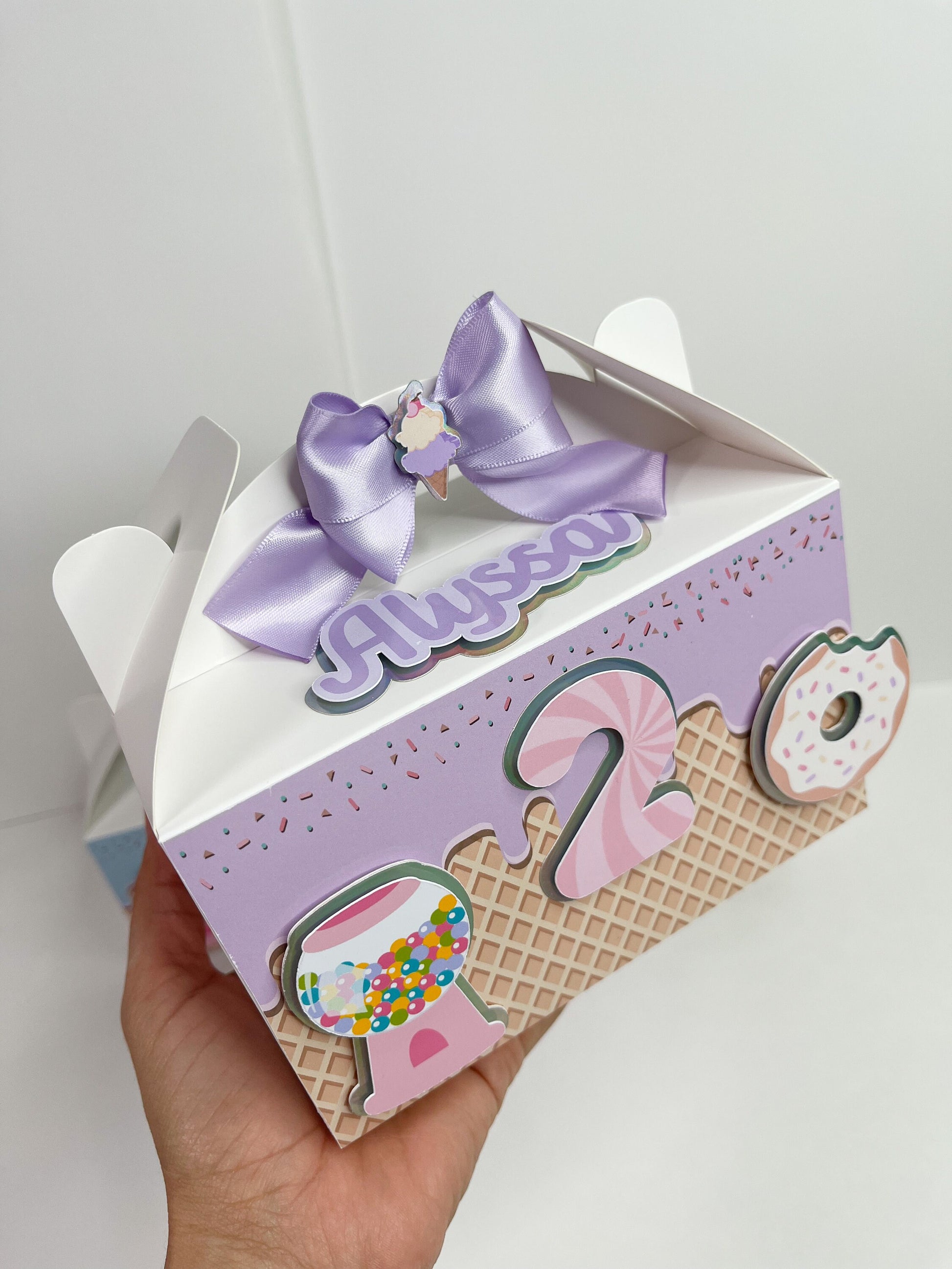 Candy favor boxes / candyland favor boxes / candyland boxes / candyland favor treat box / Candyland birthday favor box / Donuts favor box