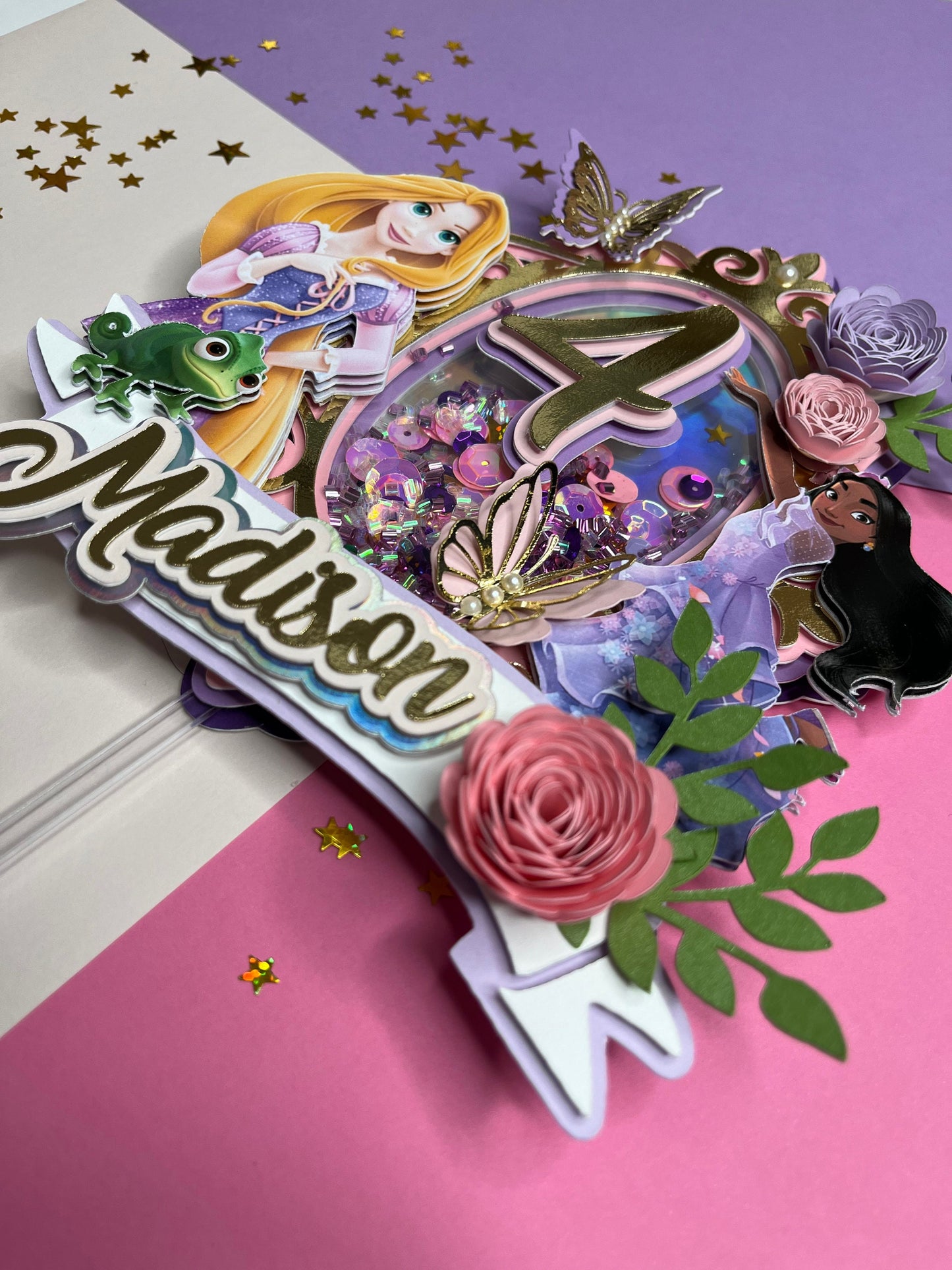 Princess Cake topper / Princess topper / Cinderella Cake topper / Cinderella party / Princess birthday topper