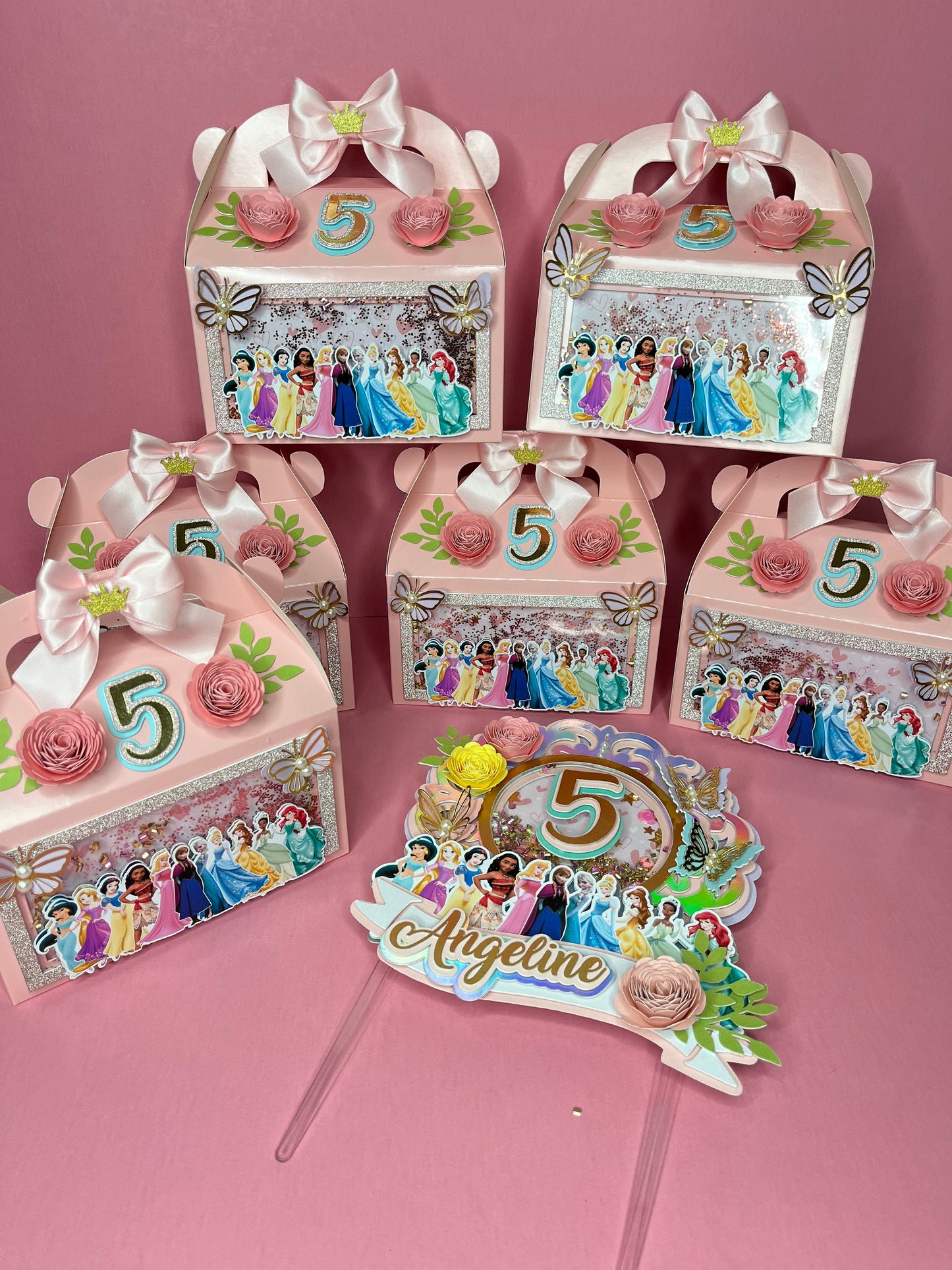 Princess party pack / Princesses party decor / Princesses party supplies / princess banner / princess birthday party / princess 3d number