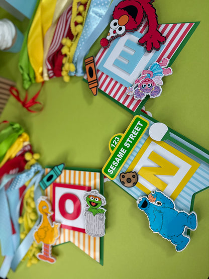 Sesame Street High Chair Banner