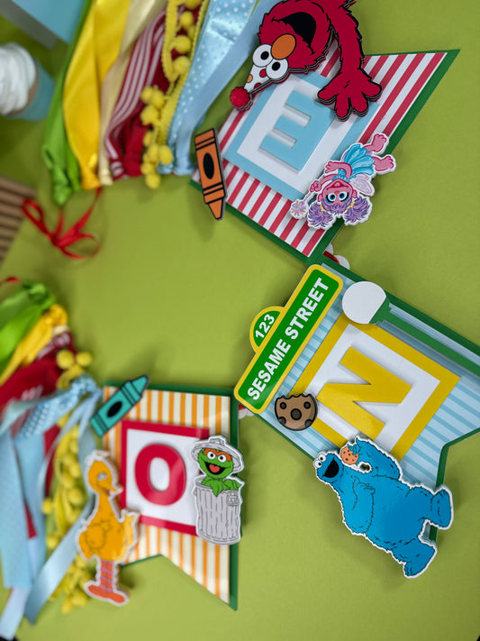 Sesame Street High Chair Banner
