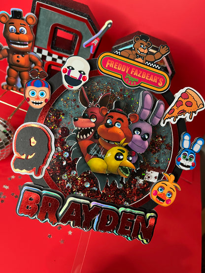 Five Nights at Freddy's cake topper
