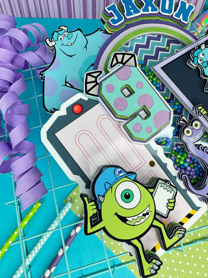 Monsters cake topper/ Monster boo cake topper/ boo cake topper/ Monster theme cake topper/ Monster party decor/ Monsters theme party