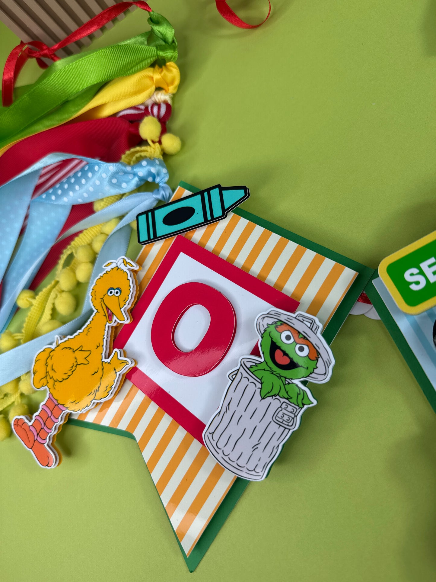 Sesame Street High Chair Banner