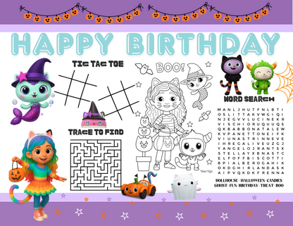 Gabby's Dollhouse Halloween PNG cliparts/ Gabby's Dollhouse halloween bundle