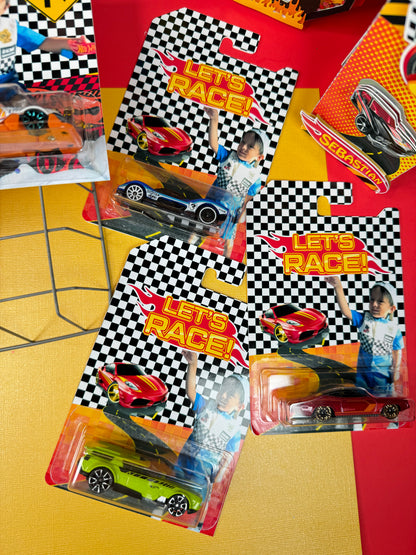 Personalized Race car hot wheels