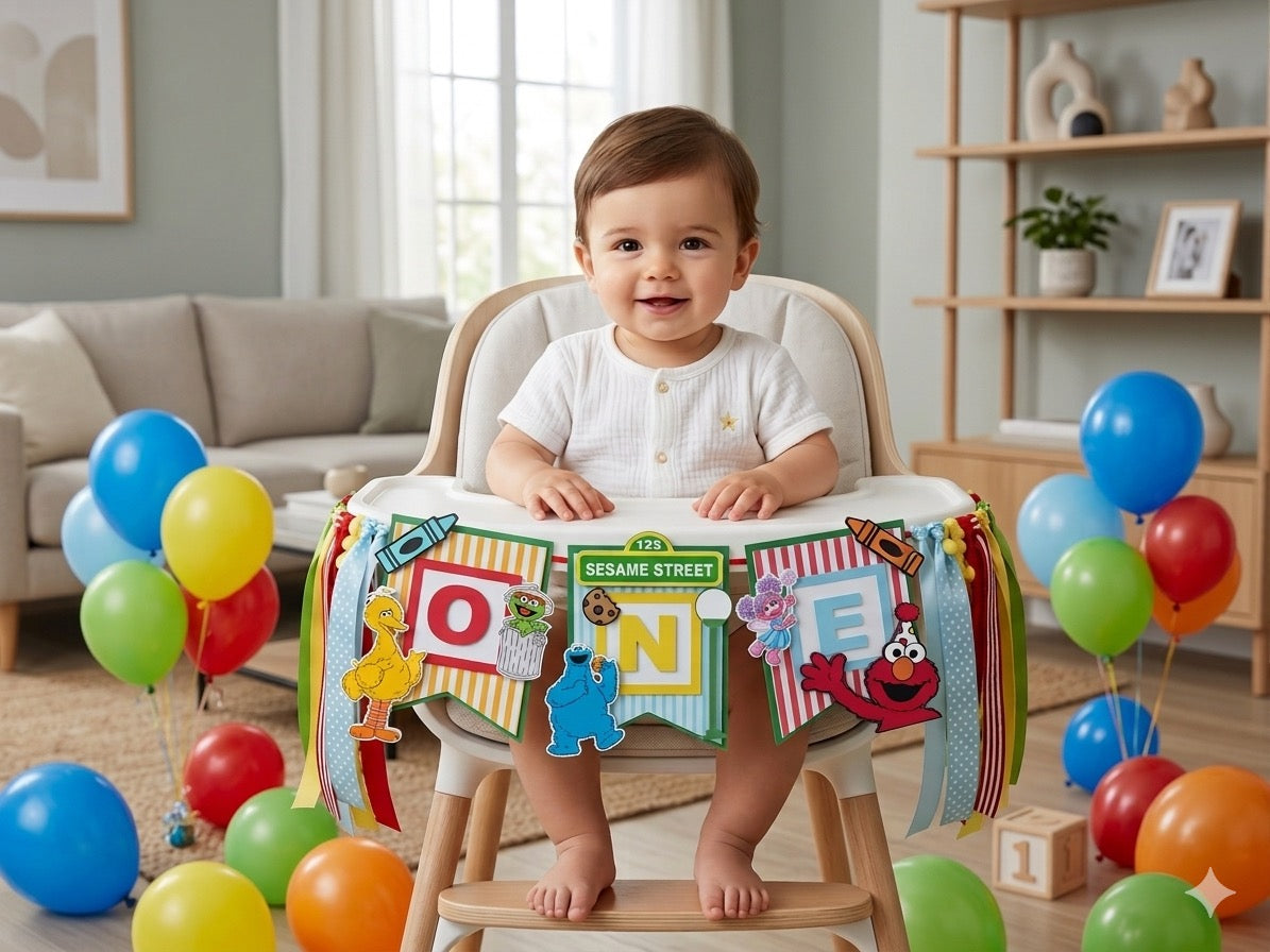 Sesame Street High Chair Banner