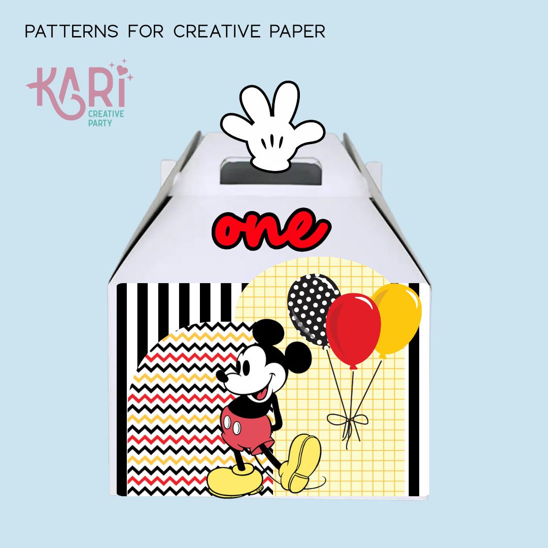 Minnie and Mickey Mouse Digital Paper