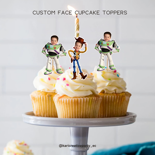 Toy story custom cupcake toppers