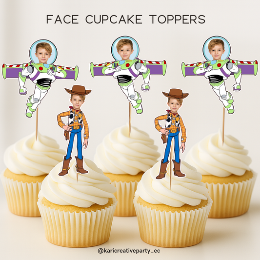 Toy story custom cupcake toppers