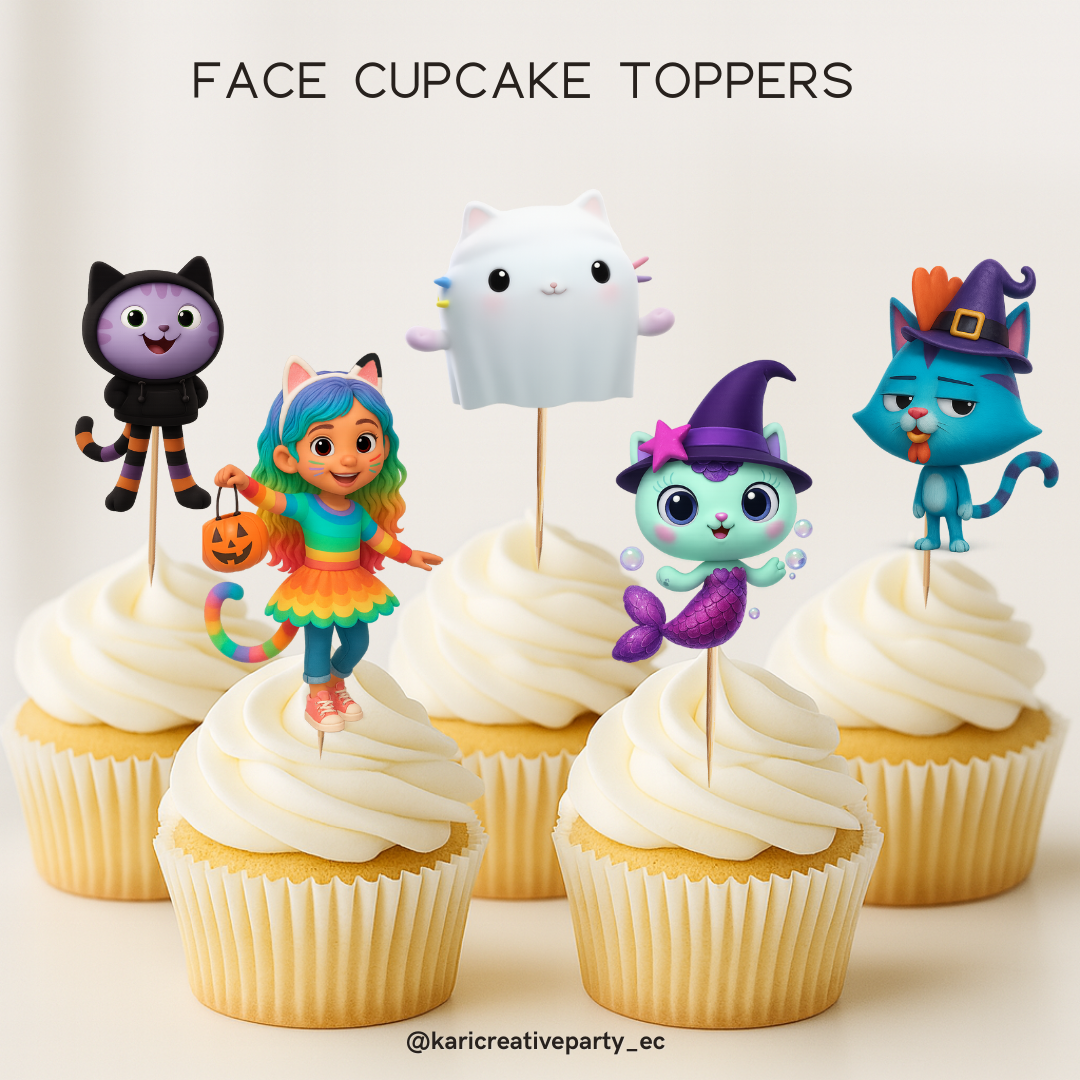 Gabby's Dollhouse Halloween PNG cliparts/ Gabby's Dollhouse halloween bundle