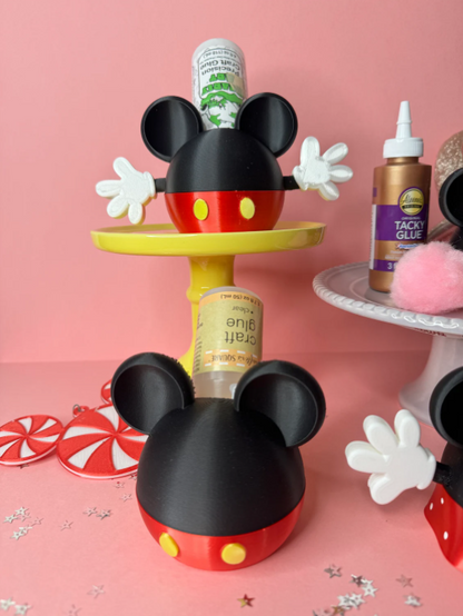 Mickey and minnie glue holder