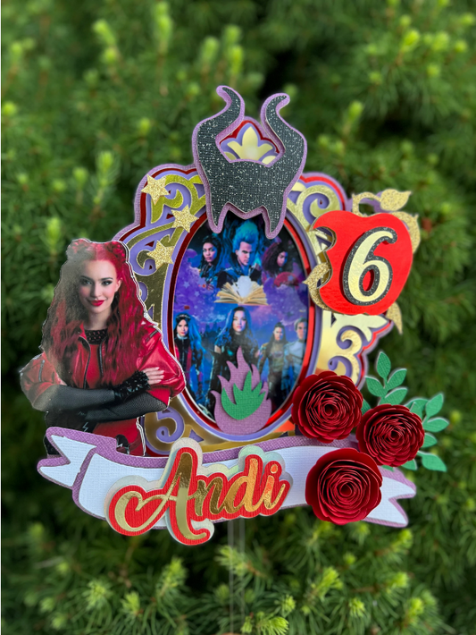 Descendants 4 cake topper