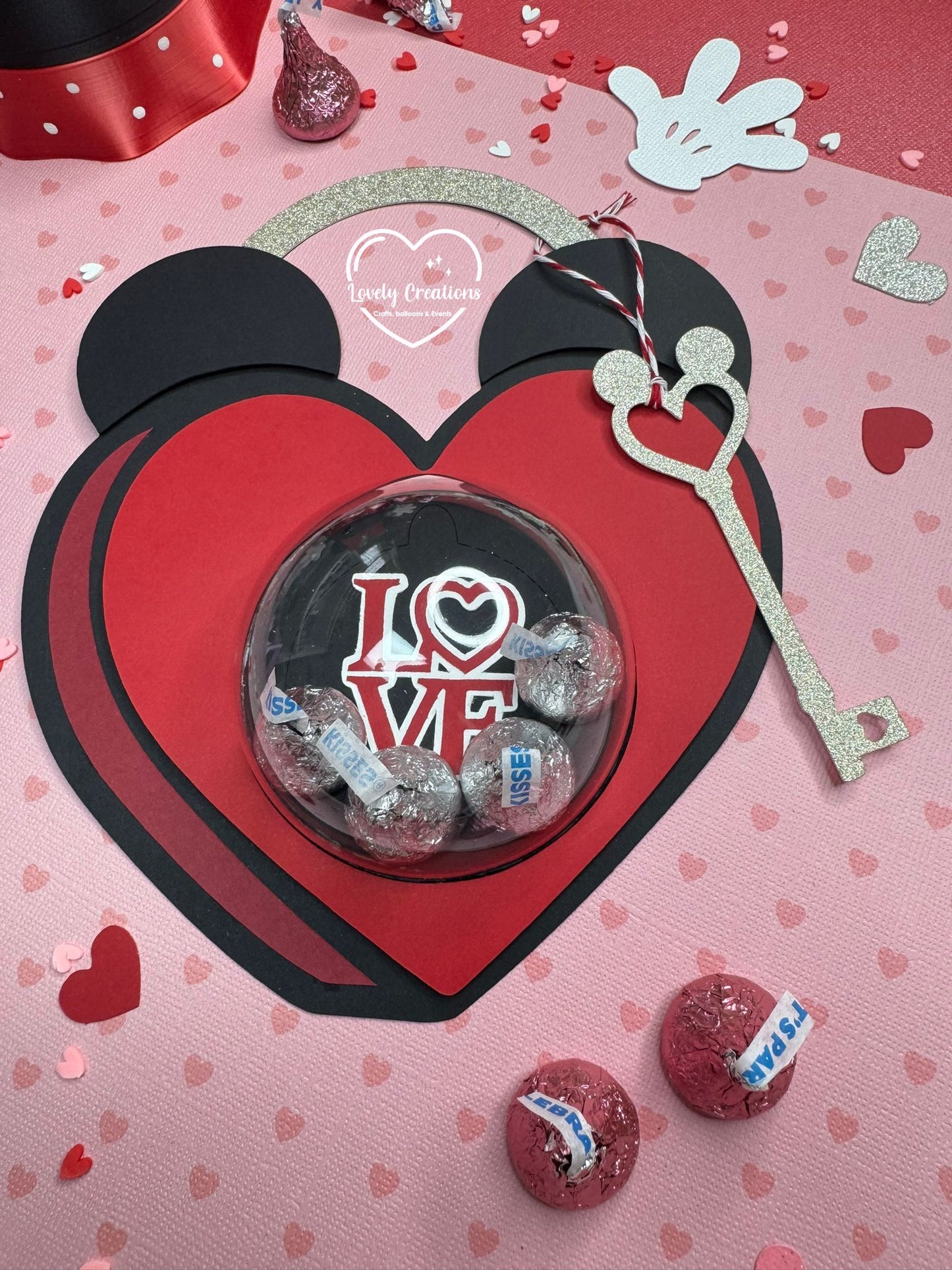 Candy holder Minnie and Mickey Set / cut file