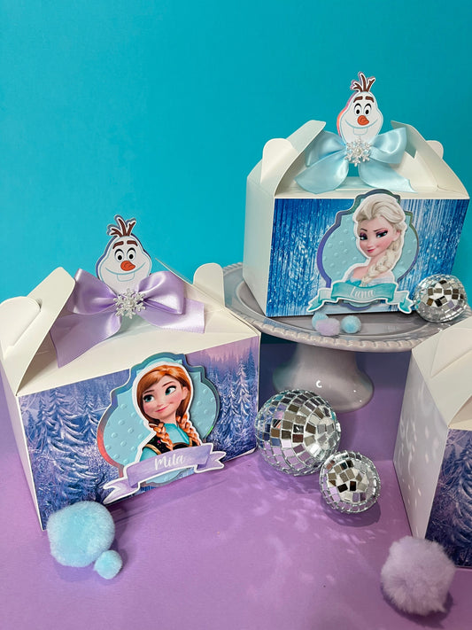 Frozen favor boxes/frozen treat box/frozen birthday party/frozen party supplies