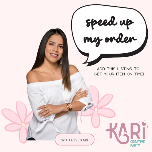 speed up my order (FOR CAKE TOPPERS)