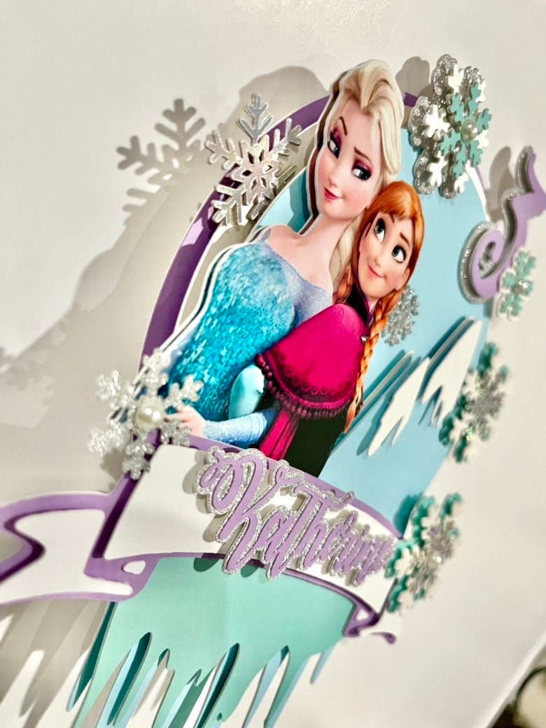 Frozen cake topper – LovelyCreationsByKari