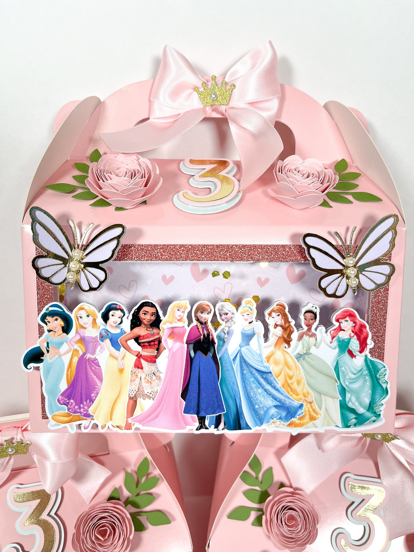 Princess favor boxes/Princess treat box/Princess birthday party/Princesses party boxes / Princess party decor / Princess party boxes