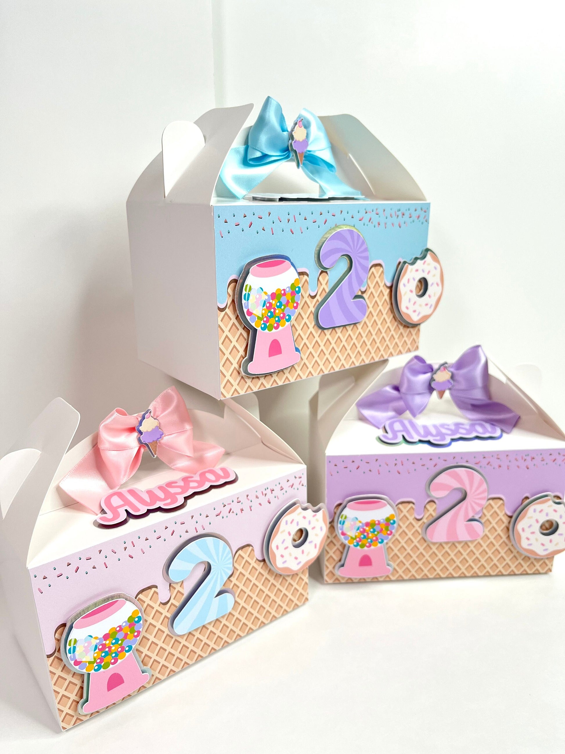6pcs Treat Boxes Bear Shaped Boxes Small Candy Boxes Candy Favor Boxes  Party Treats Containers 