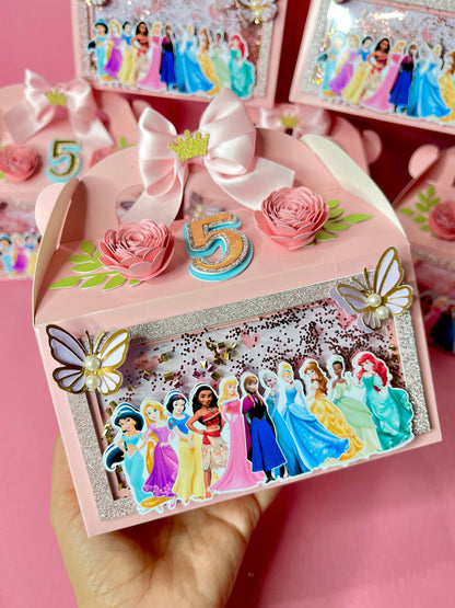 Princess favor boxes/Princess treat box/Princess birthday party/Princesses party boxes / Princess party decor / Princess party boxes